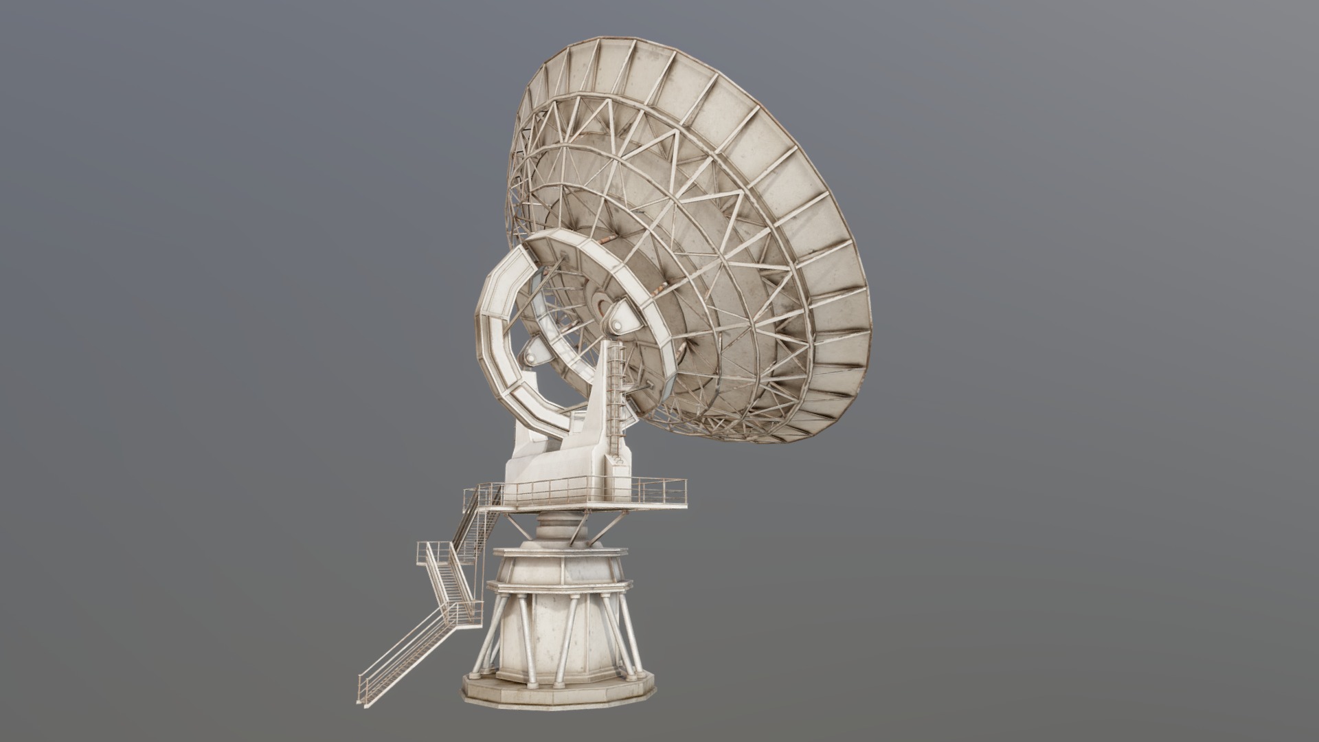 3D model Large Array Radio Telescope PBR - This is a 3D model of the Large Array Radio Telescope PBR. The 3D model is about diagram.
