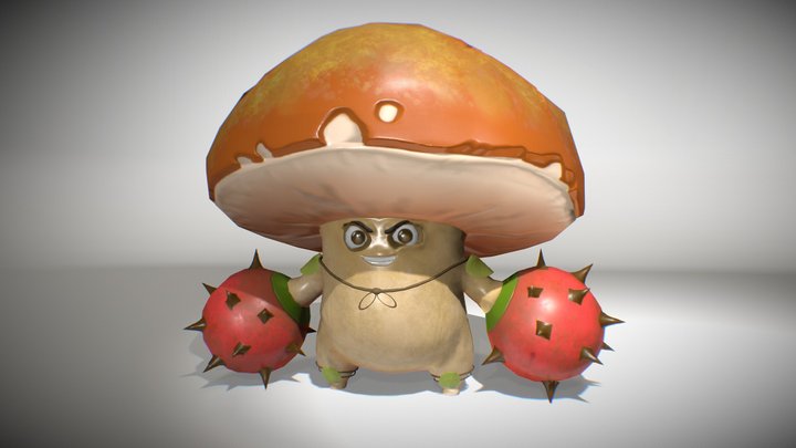 Mushroom Soldier 3D Model