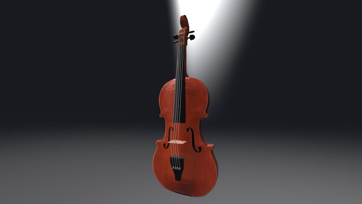 Violin 3D Model