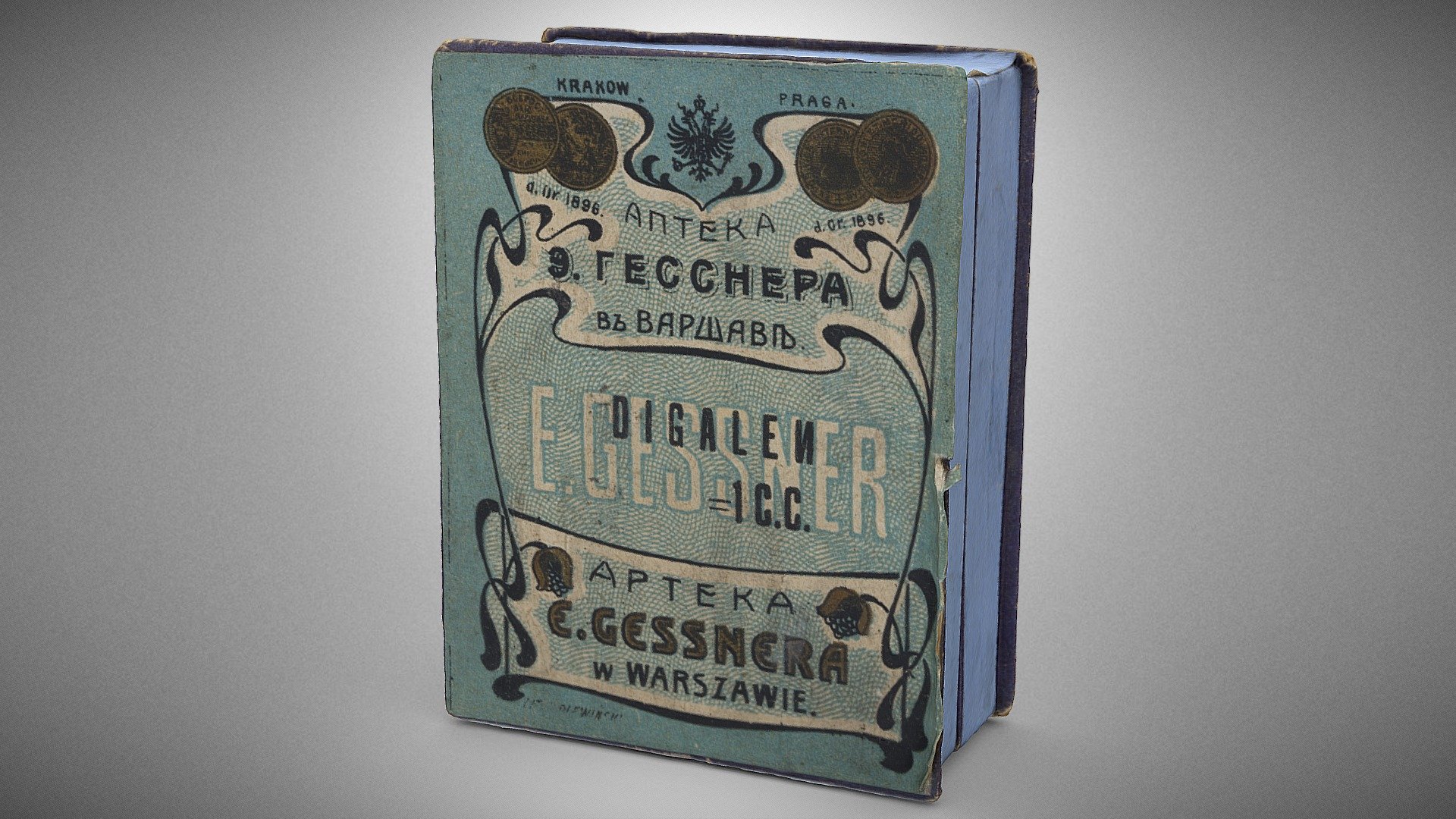 Packaging of a medicine called Digalen - Download Free 3D model by ...