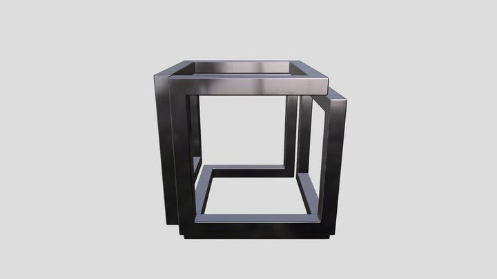 mirror cube 3D Model