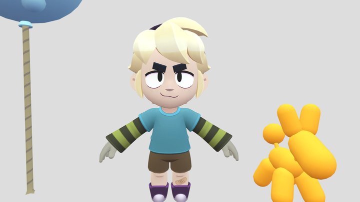 Gus brawl stars 3D Model