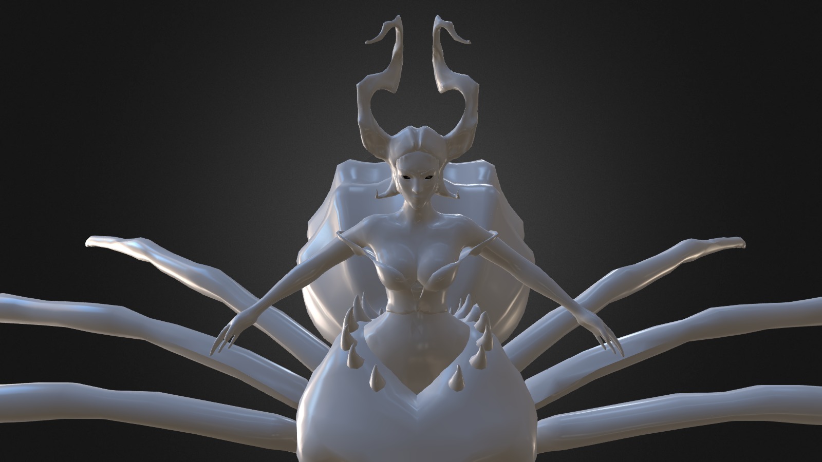 Spider WIP - 3D model by saurion [8454c32] - Sketchfab