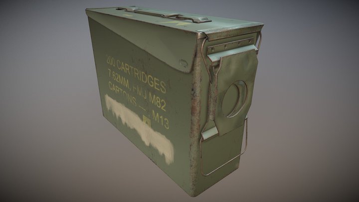 Ammo Crate 3D Model