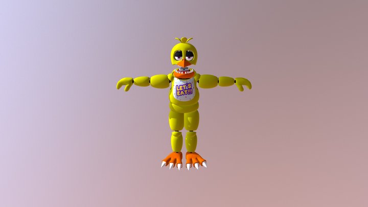 E_A Unwithered Chica 3D Model