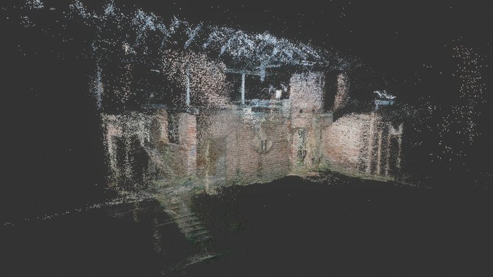 Old ruined house - Balvi Ljubljana (Point Cloud) 3D Model