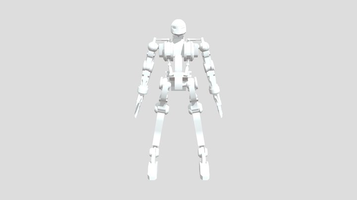 Gundam Frame 3D Model