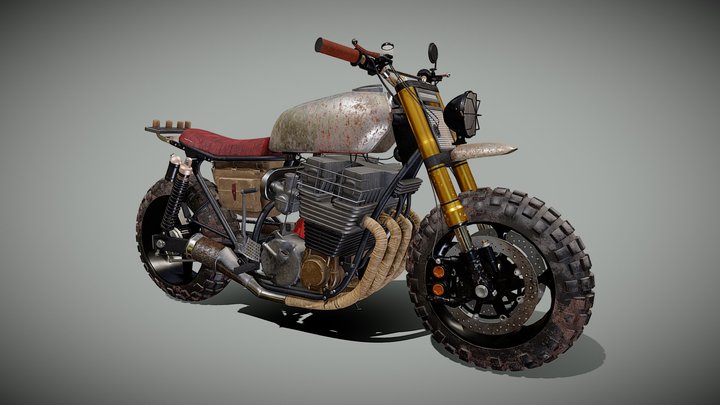 Daryls Bike HP Version / The Walking Dead 3D Model