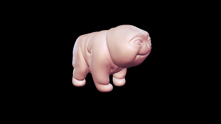 Grubystwor 3D Model