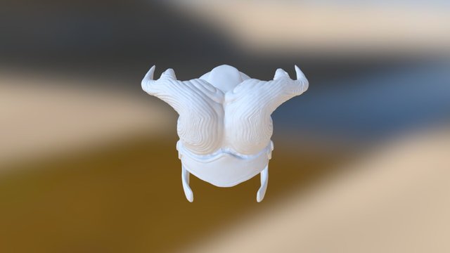 Warriors helmet 3D Model