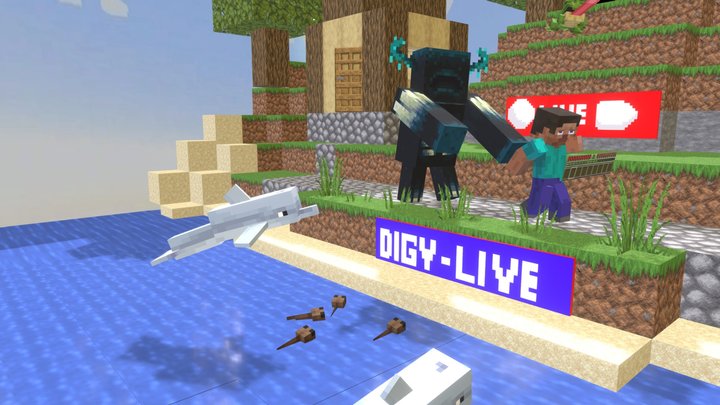 MINECRAFT WORLD 3D Model
