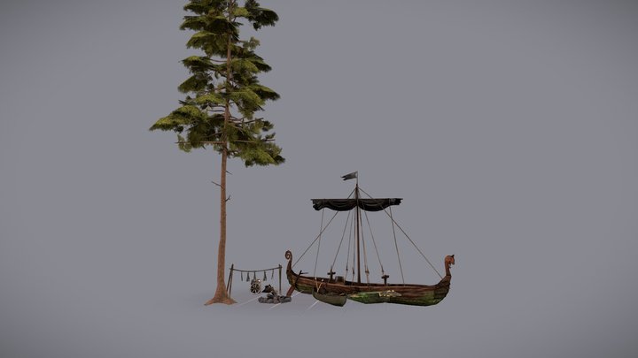 DAE 5 Finished props - By the ocean 3D Model