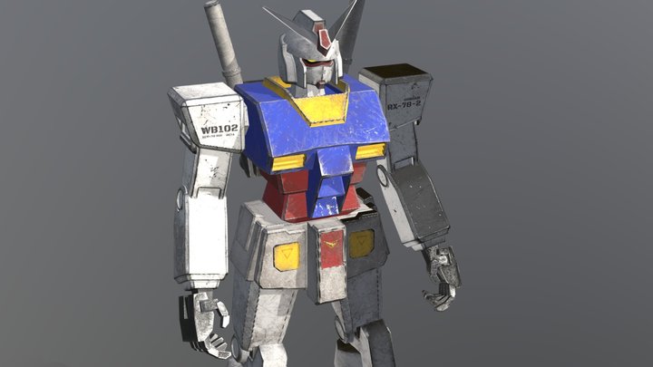 Granddad Gundam 3D Model