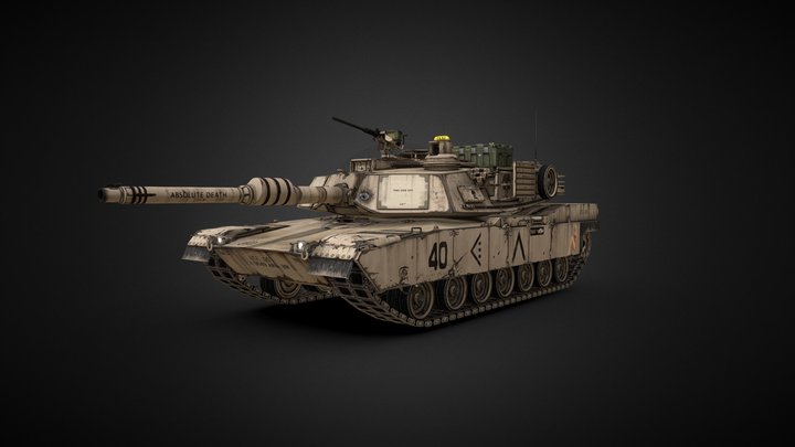 m1a2 tank 3D Model