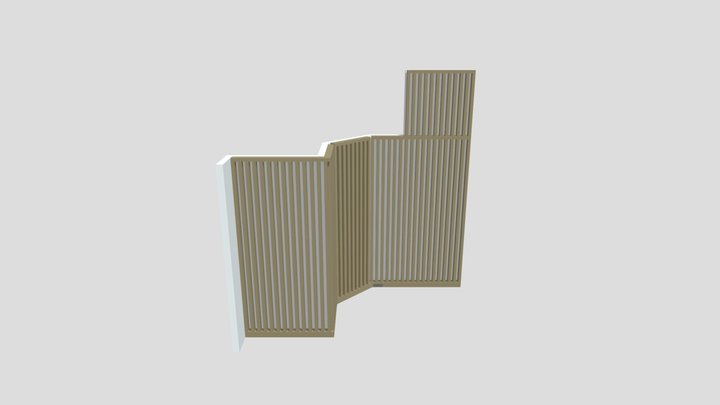 Рейки сосновый бор 3D Model