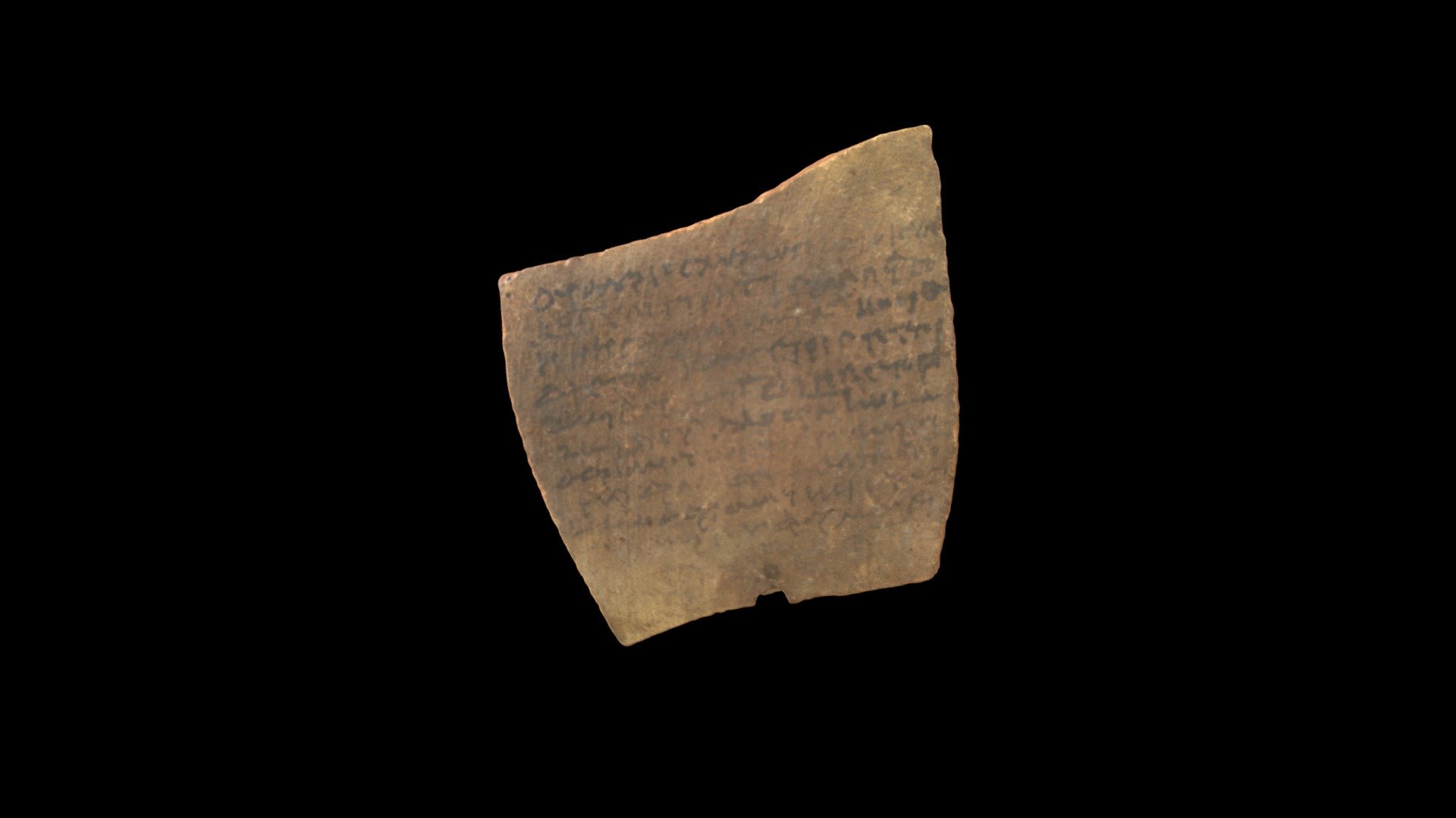 Houghton MS Ostraca 3160