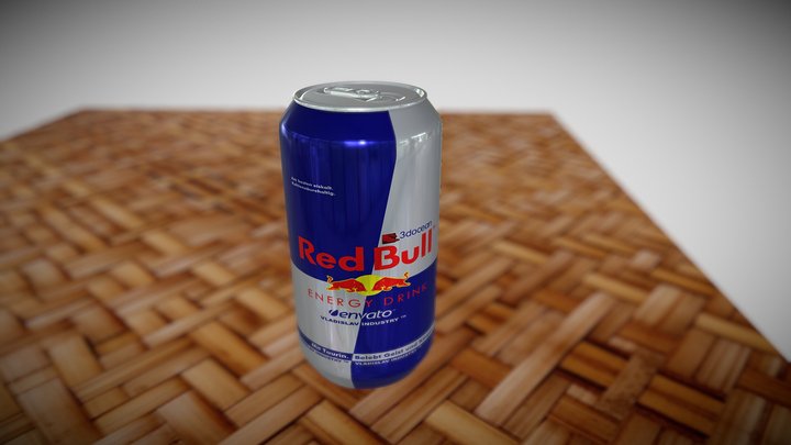 red bull cane 3D Model