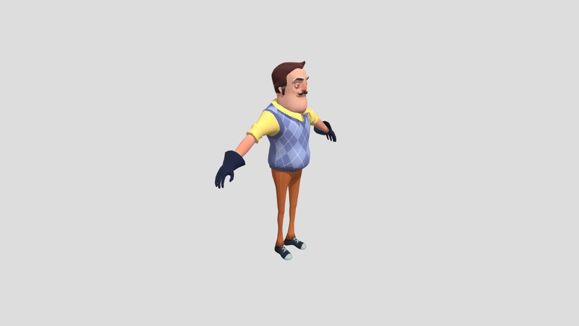 Hello Neighbor - Download Free 3D model by Наруто (@yelena.aynalova.95 ...