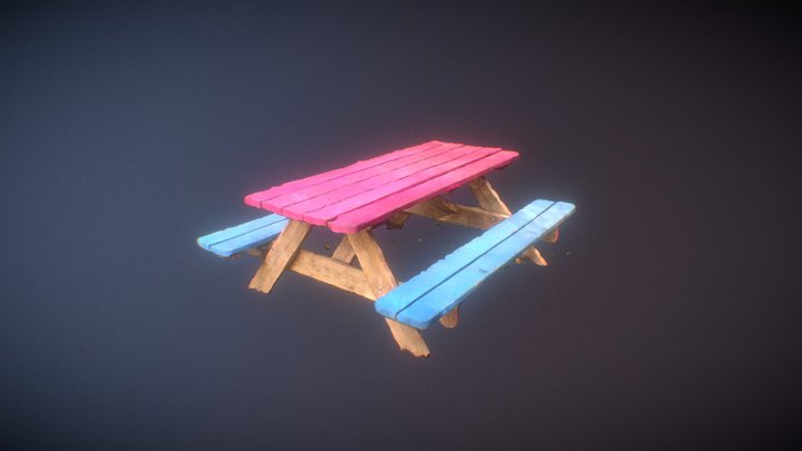 Table rose 3D Model