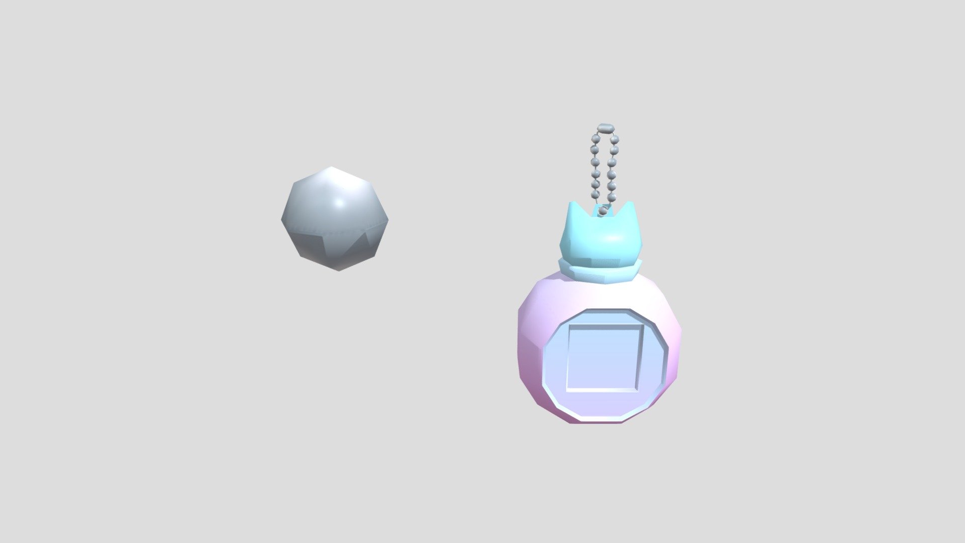 Tamagotchi Roundcat Keychain