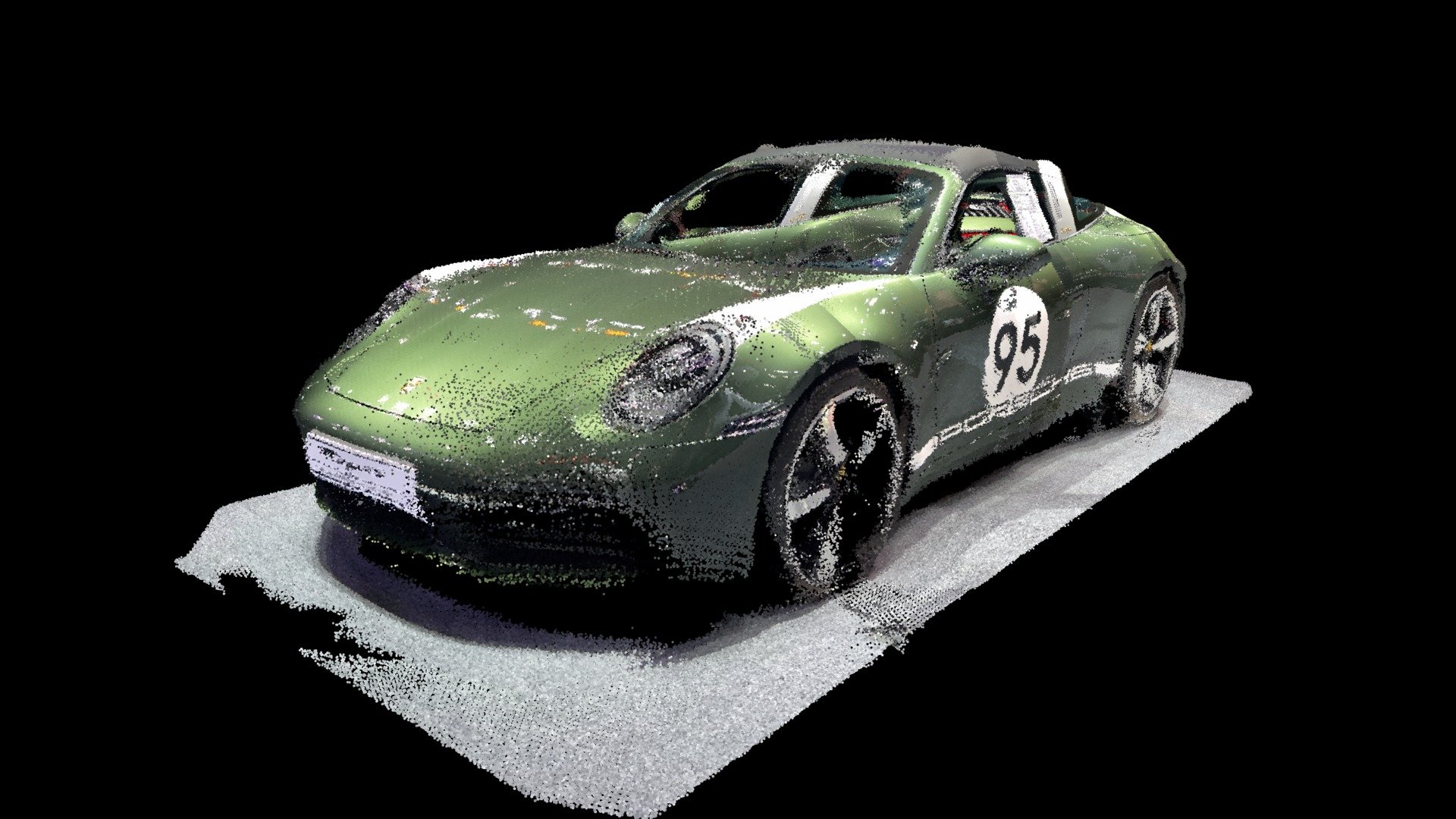 Porsche Carrera Cabriolet lidar scan