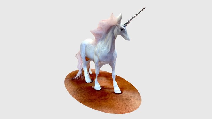 Unicorn Figurine 3D Model