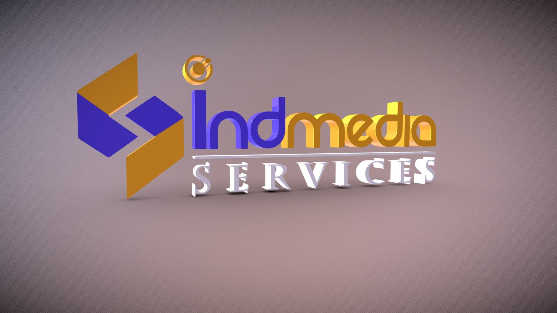 Indmedia 3D Logo