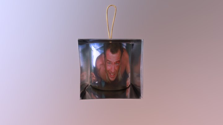 John McClane Ornament 3D Model