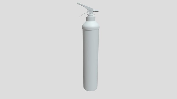 Fire Extinguisher High Poly 3D Model