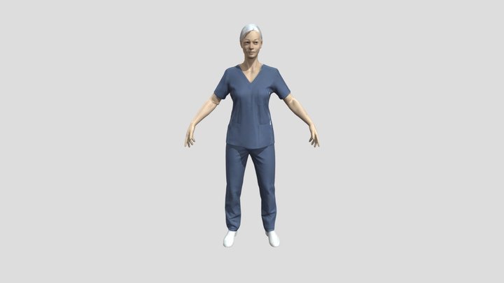 Medical Staff Avatar 3D Model