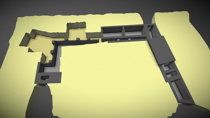 FHQu Wolfsschlucht 2: Infanteriewerk 465 3D Model