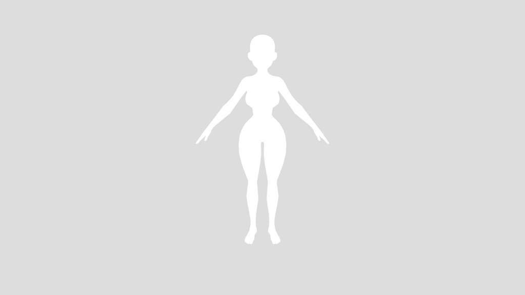 Rigged Girl Basemesh