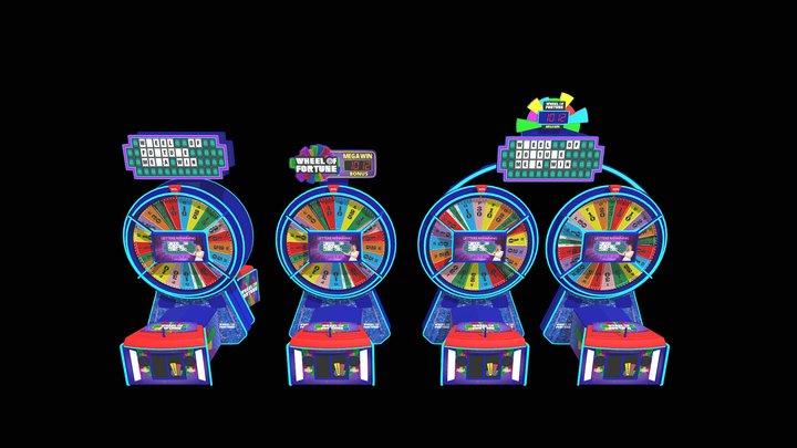 SEGA Wheel of Fortune Arcade Redemption V1 2025 - 3D model