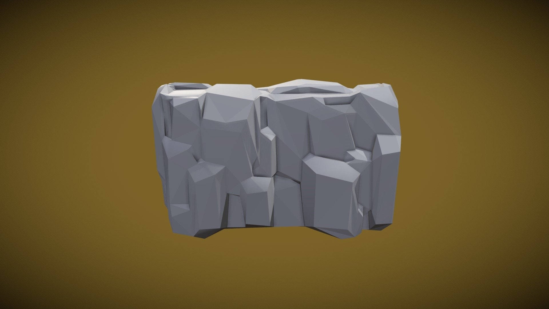 Wall Rock 3D model by WesleySchwingel [84645dd] Sketchfab