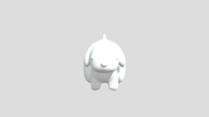 Hot Doggie Plush 3D Model