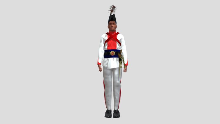 Kraton Jogja - Dhaeng - Jajar Sarageni 3D Model