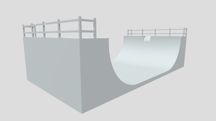 Halfpipe - Assignment 3 - DIG4780C 3D Model