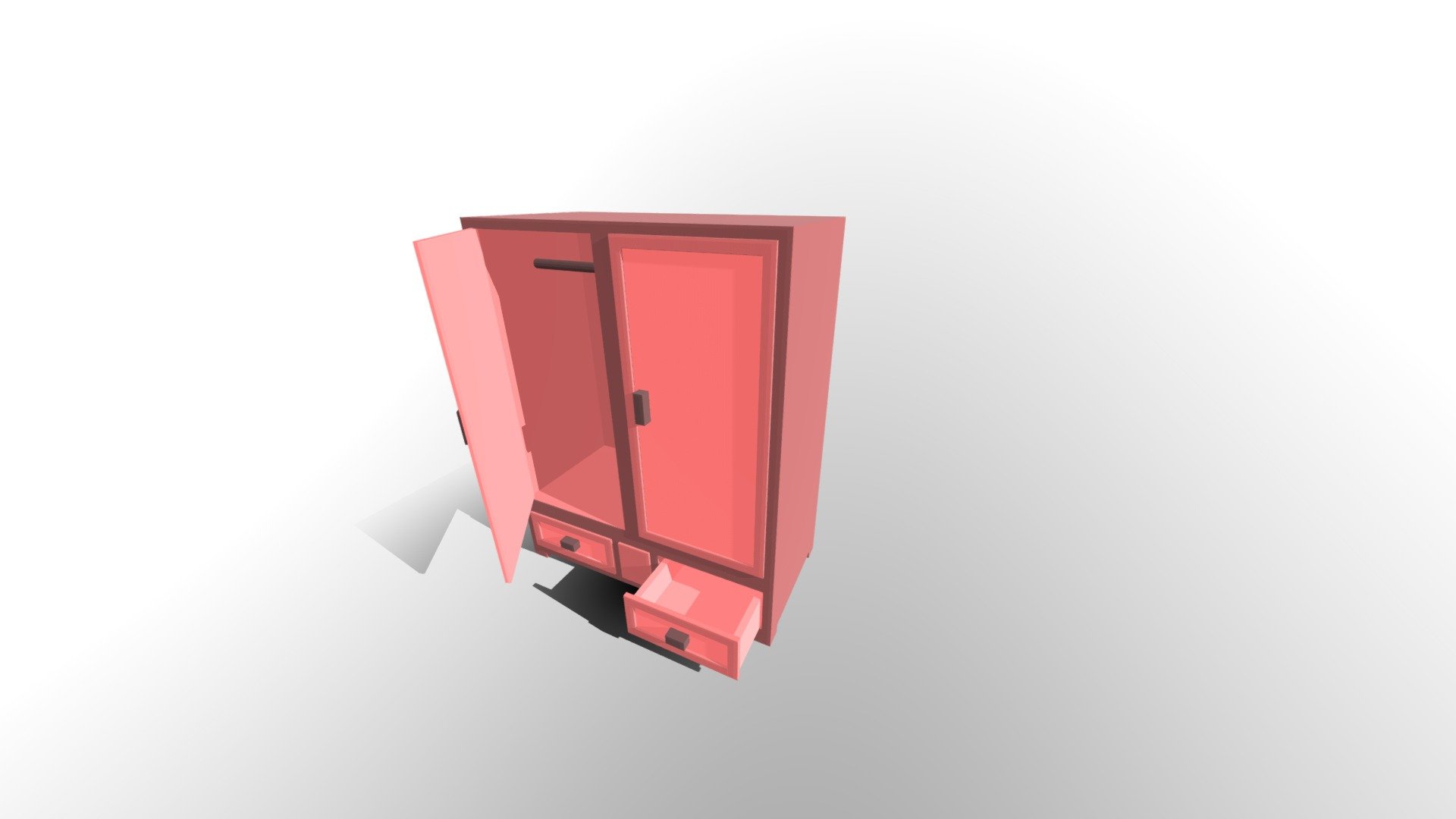 Cupboard 3D model by IniRiza [846695a] Sketchfab