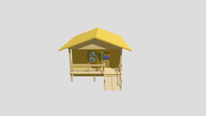Cabin Camp 3D Model