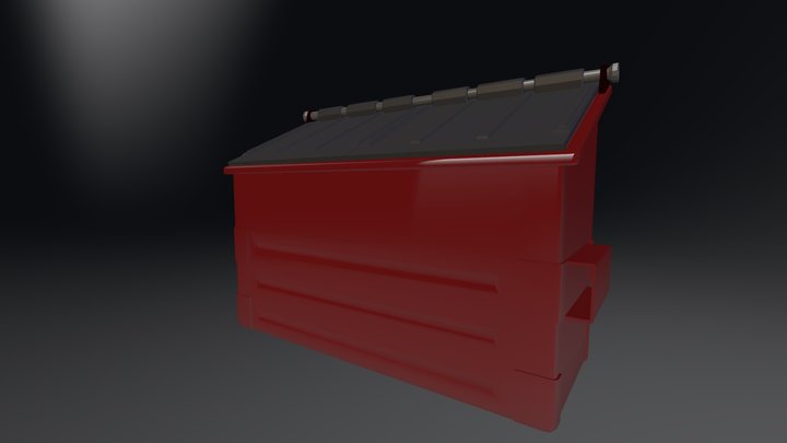 DUMPSTER TEST2 - obj (55.5kB) 3D Model