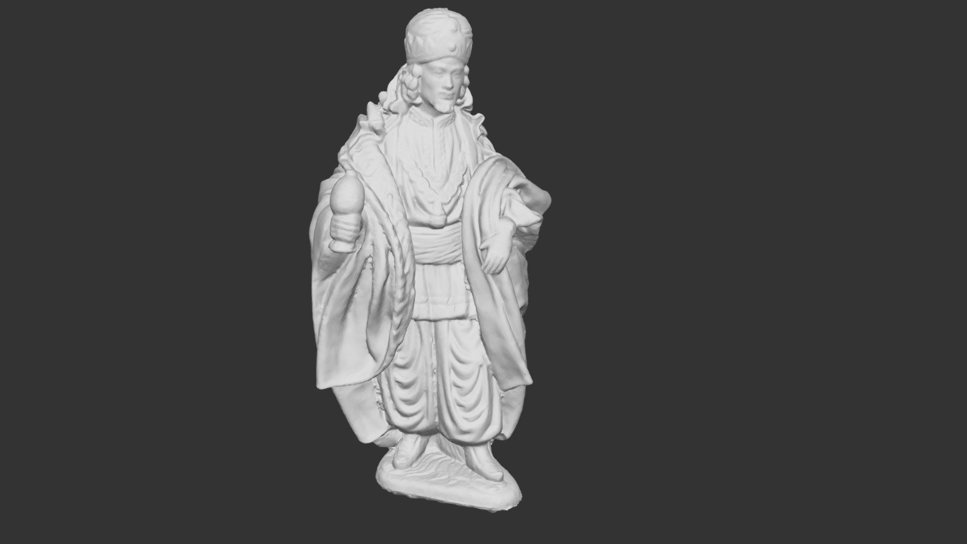 Escaneado 3D Figuras del belén - Rey Baltasar