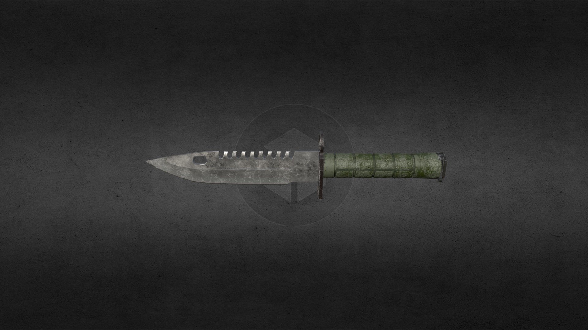 D80 bayonet Military Knife(4K Texture)