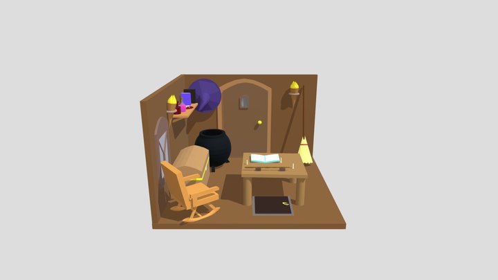casa bruxa blender 3D Model