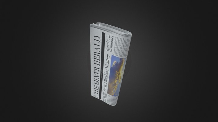 Newspaper 3D Model