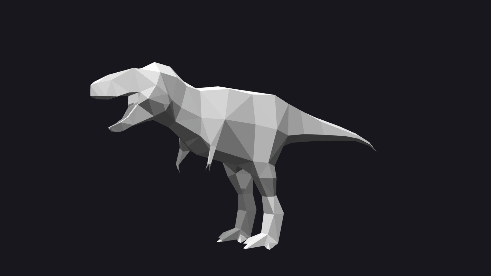 Low Poly T.Rex - Download Free 3D model by spencr (@spencr_xo) [8468be3 ...