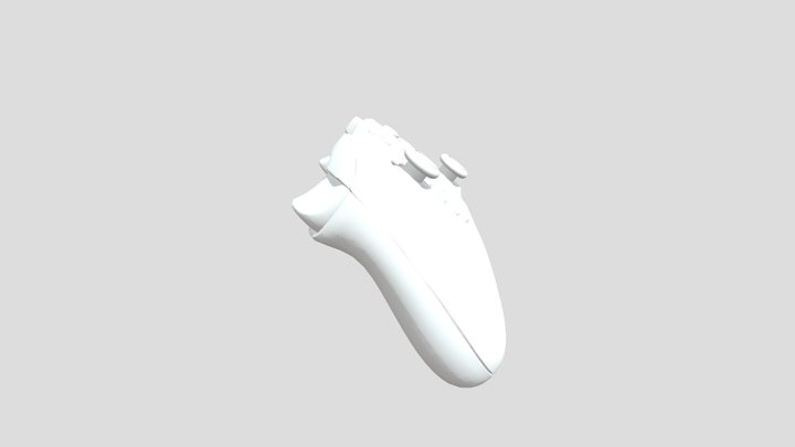 Black Xbox Wireless Controller 3D Model