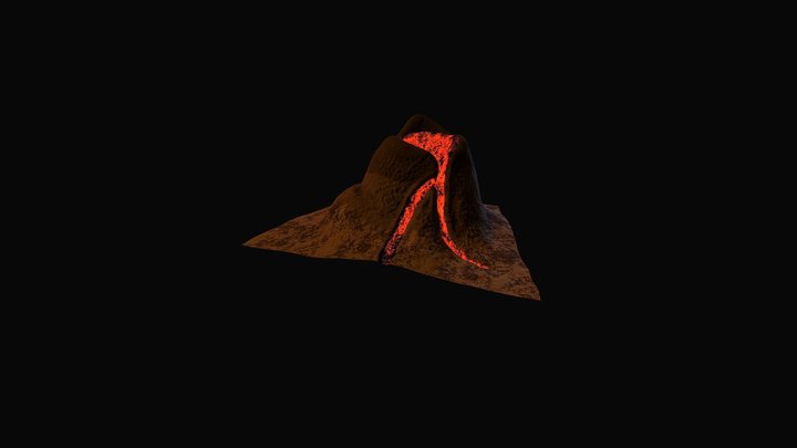 volcano 3D Model