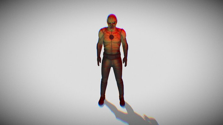 flash reverso (riggeado) 3D Model