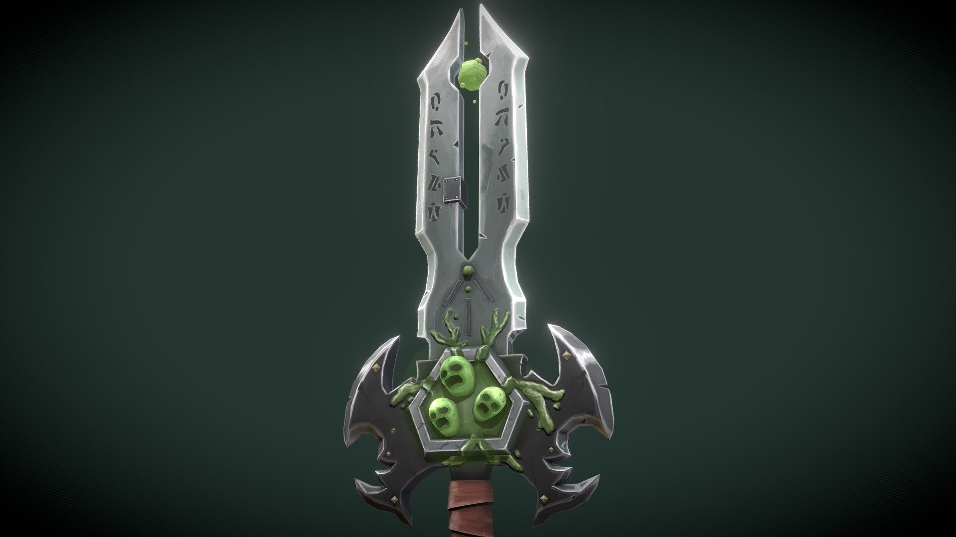 Soul Keeper's Blade WoW Stylized Weapon Download Free 3D model by