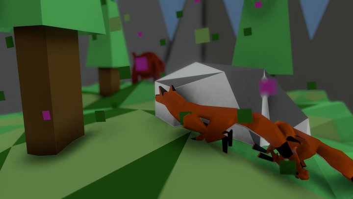 Low Poly Competition 3D Model